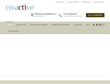 Tablet Screenshot of coactivo.com